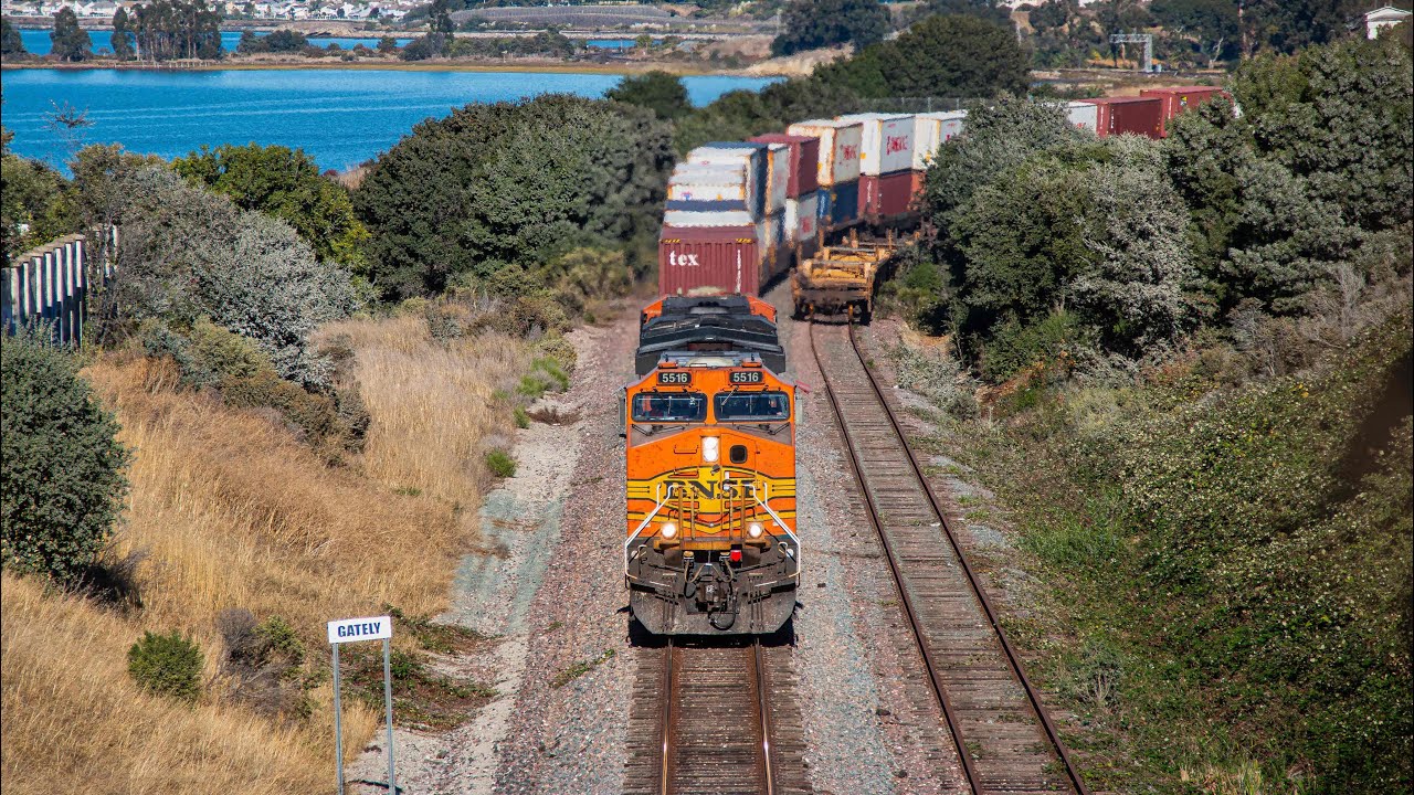 BNSF Trains on the Stockton Sub August and October 2025