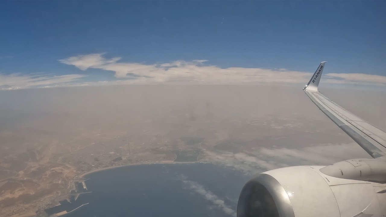 4K | Agadir Morocco Take Off and Cruising | RK860 Ryanair Boeing 737-800