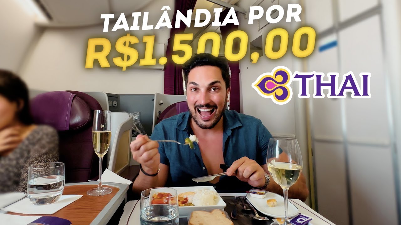 COMO PAGUEI TÃO BARATO na PASSAGEM AÉREA a TAILÂNDIA? THAI AIRWAYS 787 Classe Executiva com MILHAS