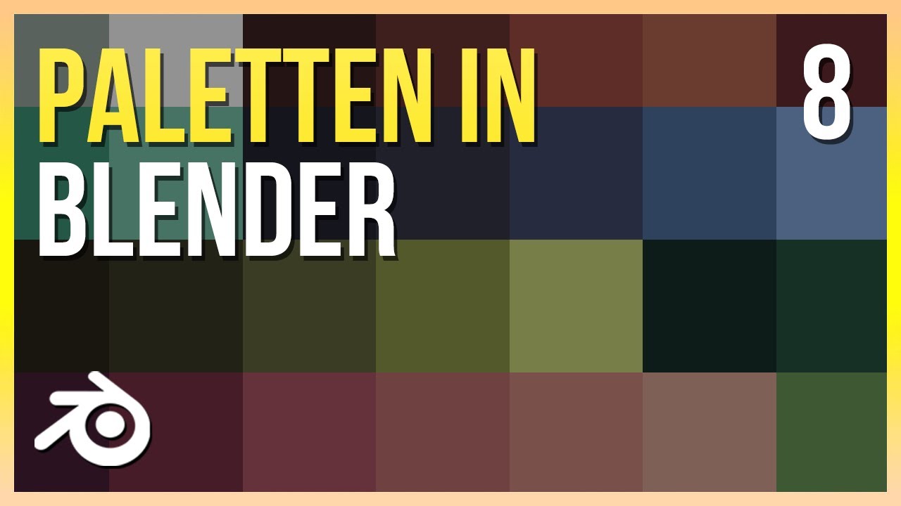 FARBPALETTEN in Blender | Blender 2.9 Einsteiger Tutorial Deutsch  | Part 8