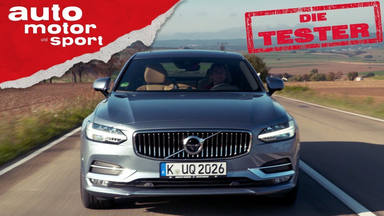 Volvo S90 D5: Alex Bloch hinter schwedischen Maschinen - Die Tester | auto motor und sport
