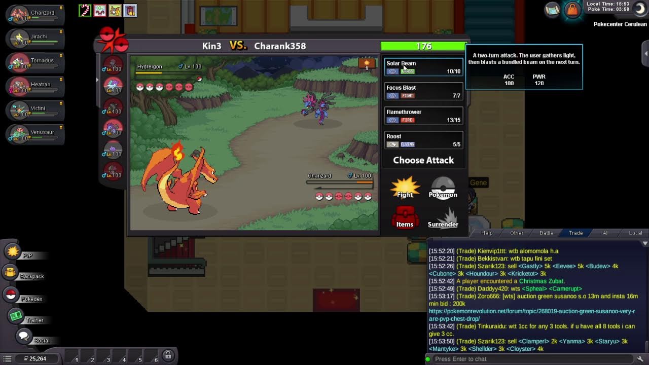 “Back on Pokémon Revolution Online after ages