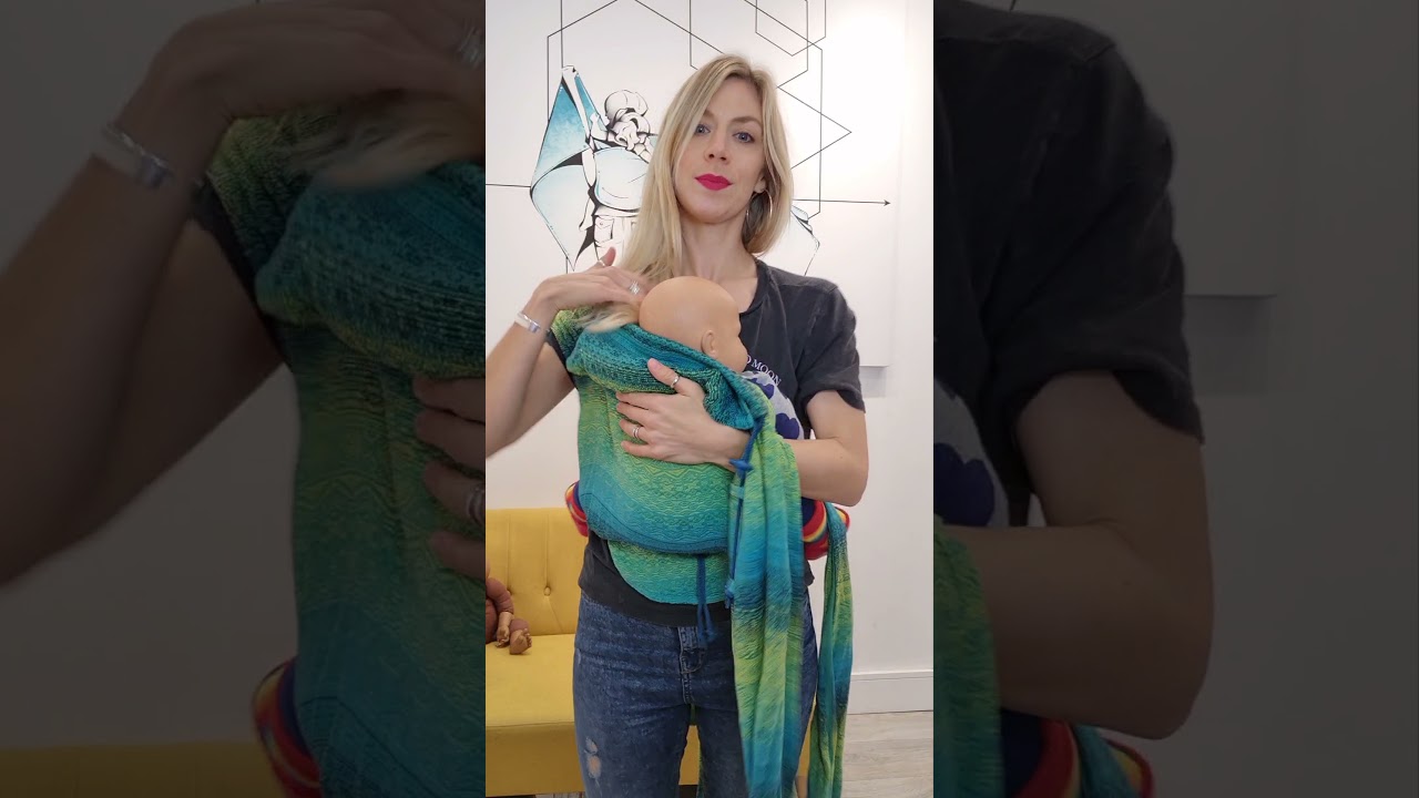 How To Back Carry With  Meh Dai Tie-On Baby Carrier (Didymos DidyTai)