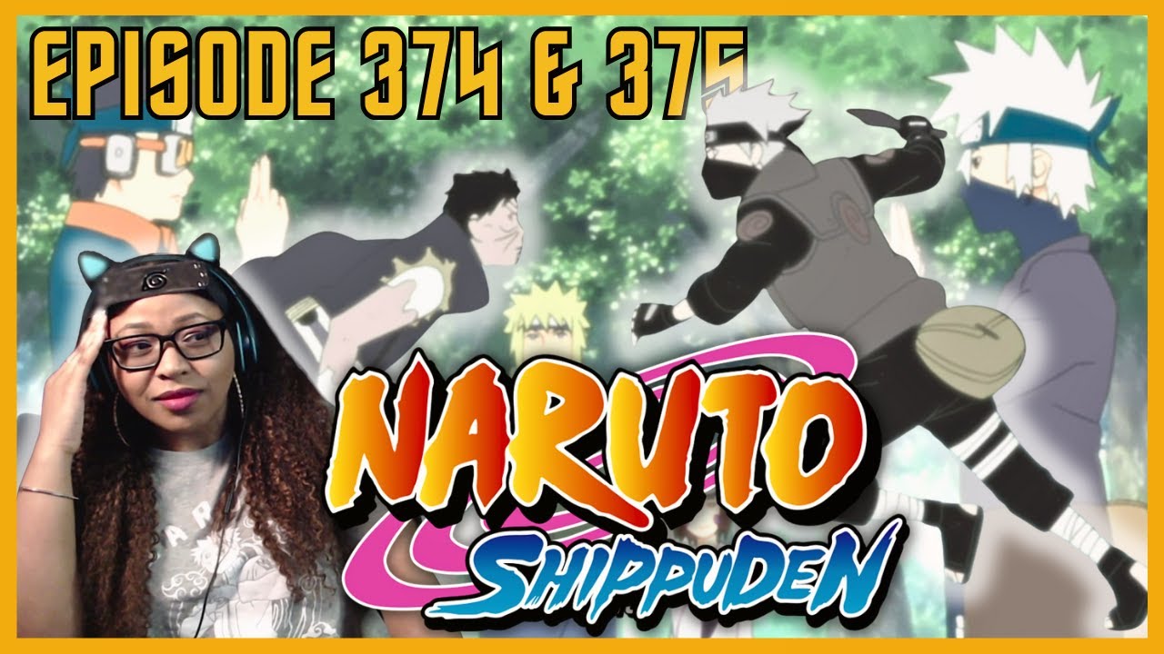 KAKASHI VS OBITO WAS INTENSE! FIRST TIME WATCHING NARUTO SHIPPUDEN EPISODE 374&375!