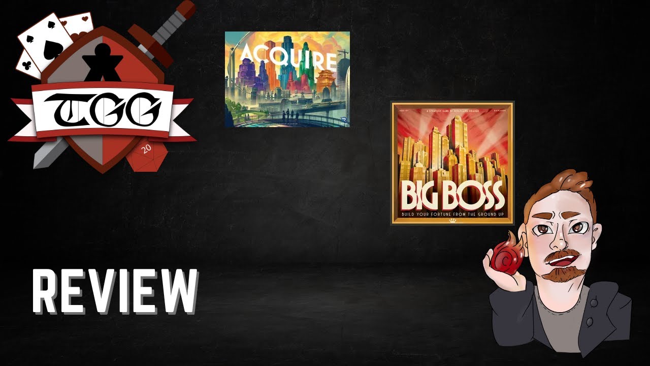 Acquire Board Game Versus The Big Boss Board Game