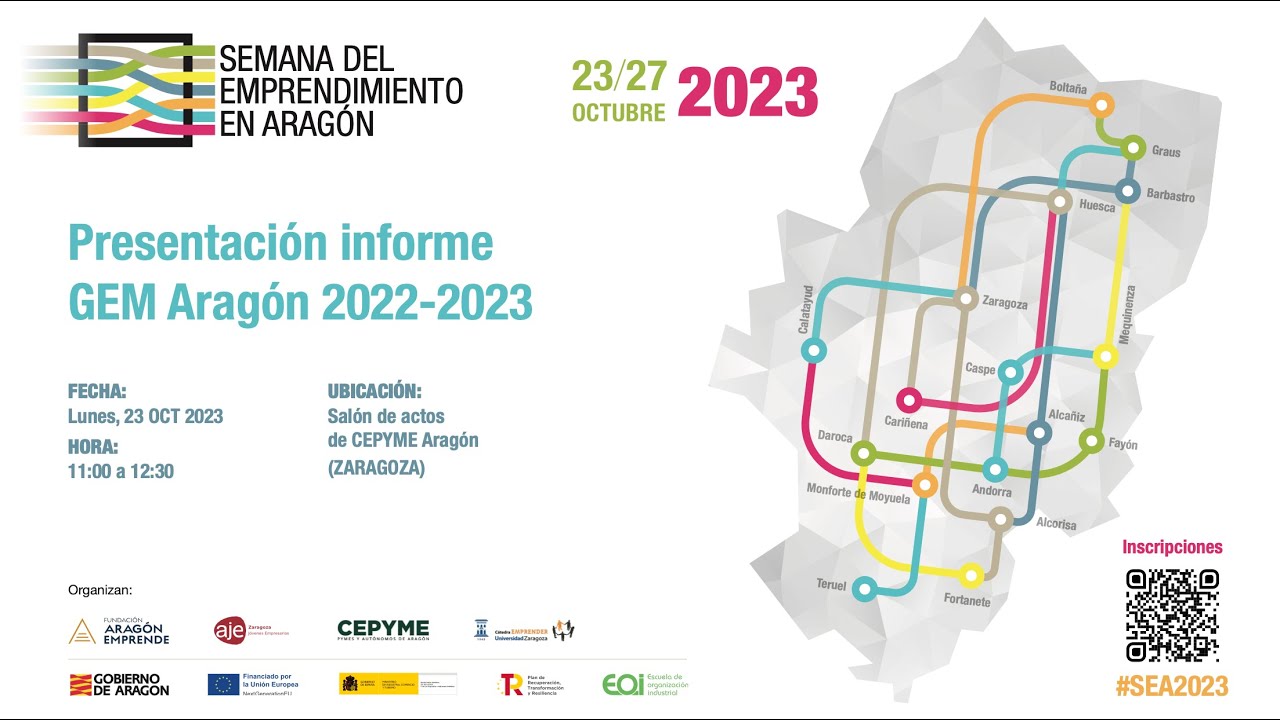 #SEA2023 | Presentación Informe GEM Aragón 2022-2023