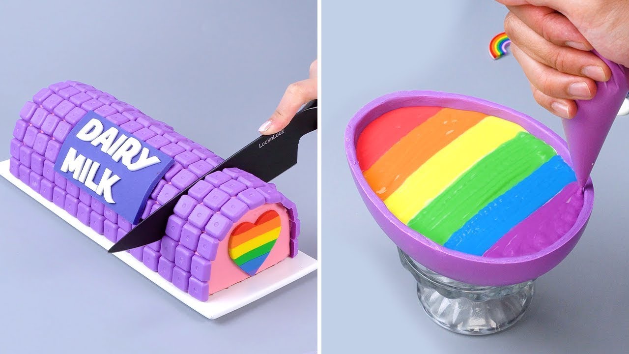 🍇DAIRY MILK🍇Satisfying Realistic DAIRY MILK Cake Decorating🍇Most Satisfying Cake And Dessert