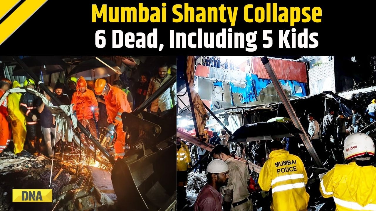 Mumbai Rains: 6 Killed As Mumbai Building Collapse In Mankhurd After Heavy Rains | Monsoon | Storm