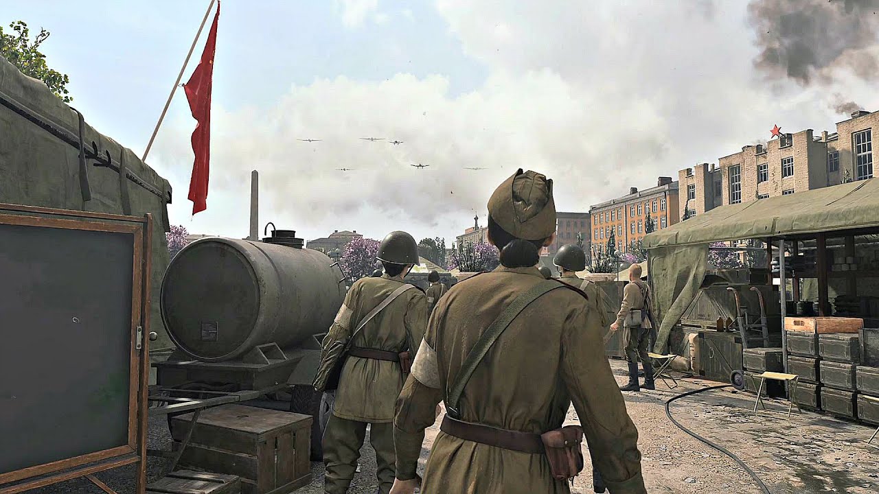 Call of Duty Vanguard - Battle of Stalingrad Scene (4K 60FPS)