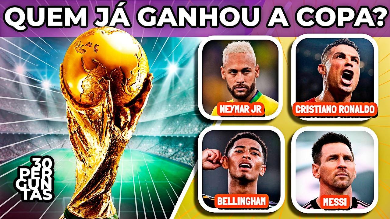 ⚽🏆 SUPER QUIZ DE FUTEBOL MUNDIAL 🌍 Quanto você conhece sobre o esporte? | #macaquiz #futebol #quiz