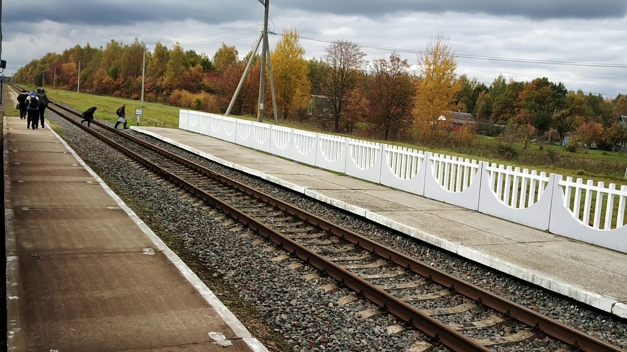 Local Train Journey to Rural Belarus