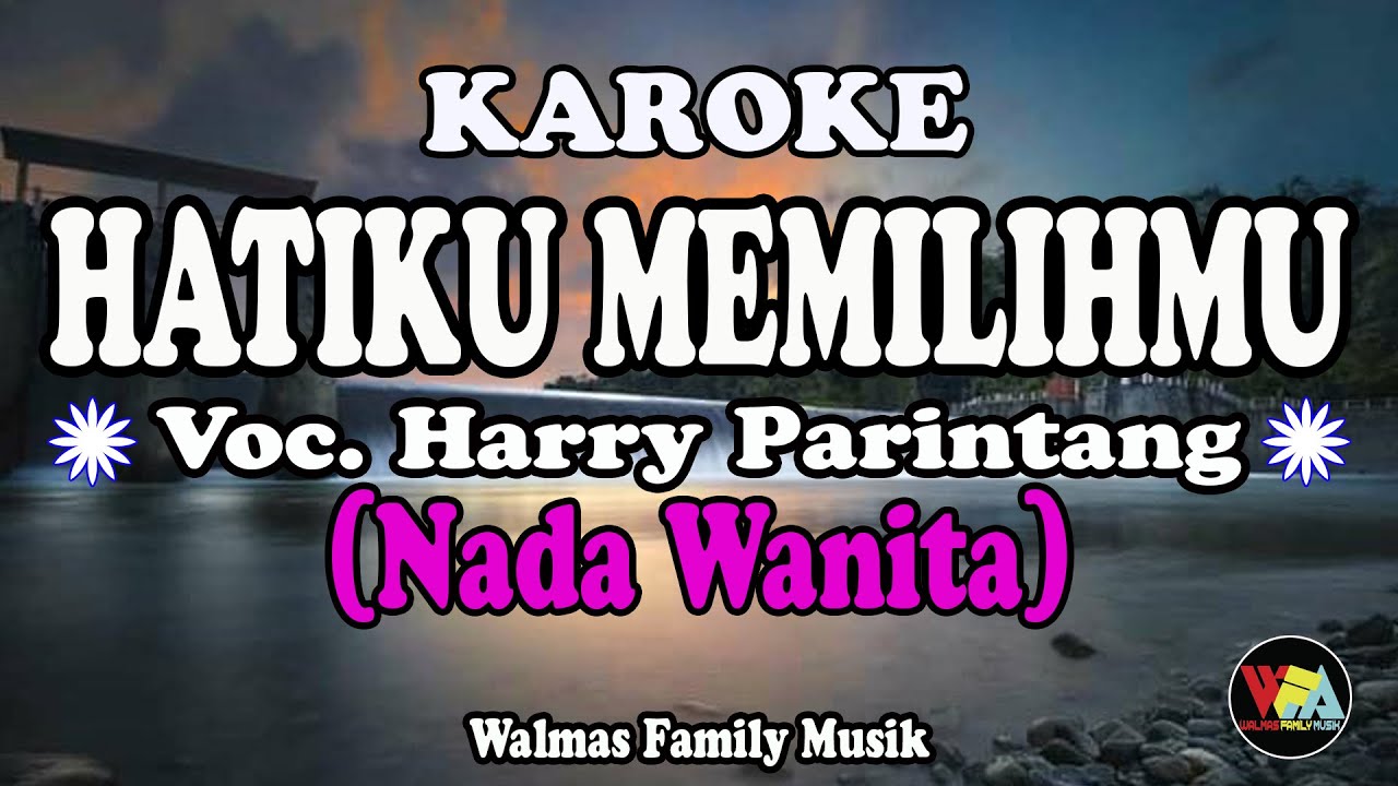HATIKU MEMILIHMU KAROKE  (Nada Wanita) [Harry Parintang]