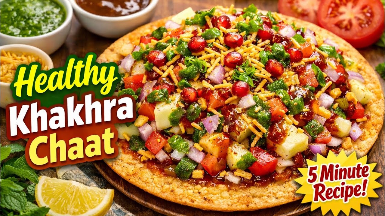 “5 मिनट में Healthy Khakhra Chaat 😋 | Crispy Diet Chaat Recipe”  @Jyotihomekichen-z9r 