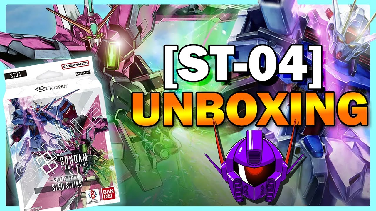 ST04 - SEED STRIKE UNBOXING | Gundam Card Game TCG