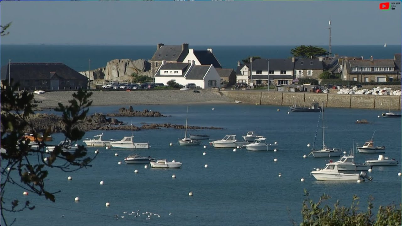 BRITTANY |  Locquémeau the small Breton port |    New York Brittany TV 🇺🇸