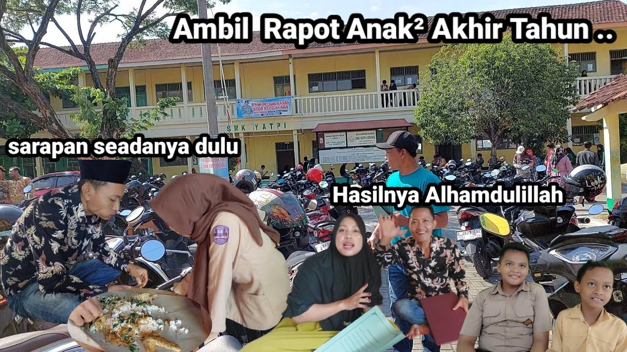 Sarapan Seadanya ‼️Acara Pengambila Rapot