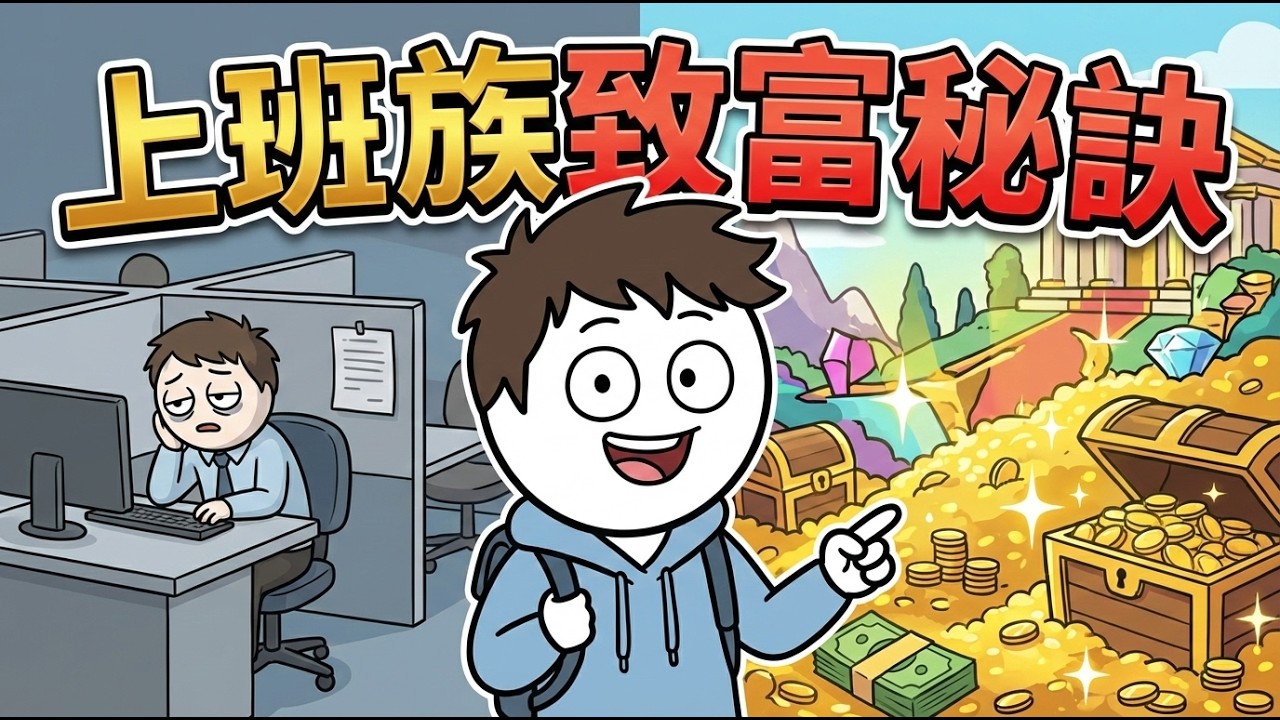 上班族唯一致富之路！為什麼90%的上班族越努力越窮？唯一翻身機會被你忽略了