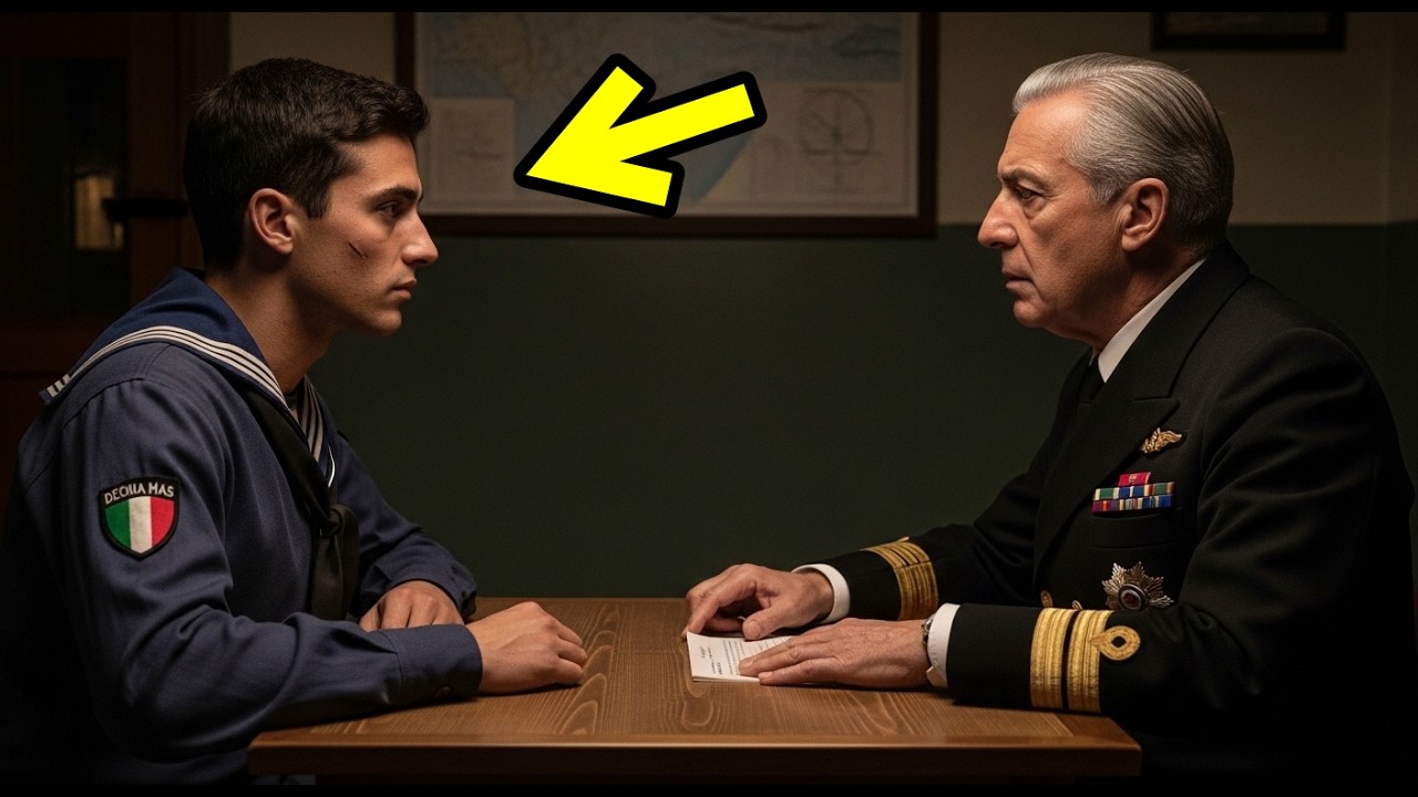 L'ammiraglio della Decima MAS chiese il suo nome — quando lo disse, ogni ufficiale si irrigidì