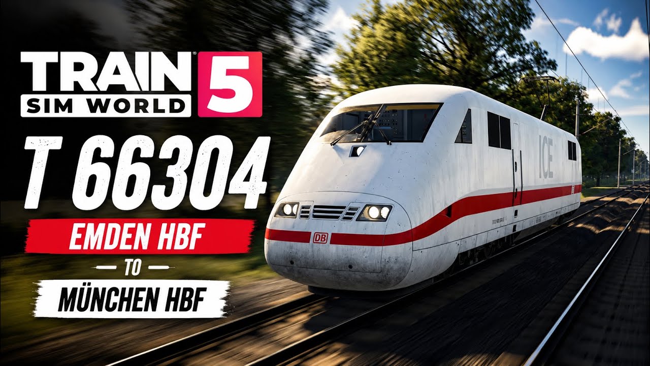 Train Sim World 5 | T 66304 Emden Hbf - München Hbf
