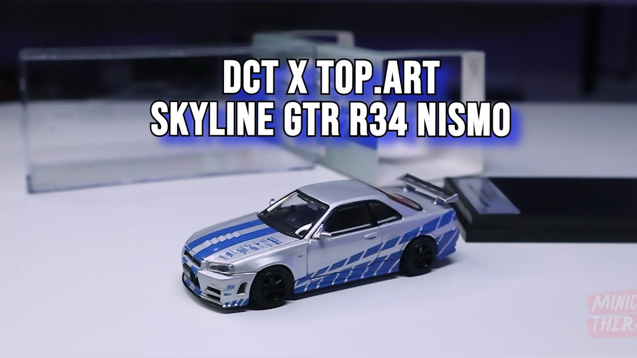 DIECAST YG GA MAHAL, DCT X TOP ART  NISSAN SKYLINE GTR R34 NISMO FAST & FURIOUS