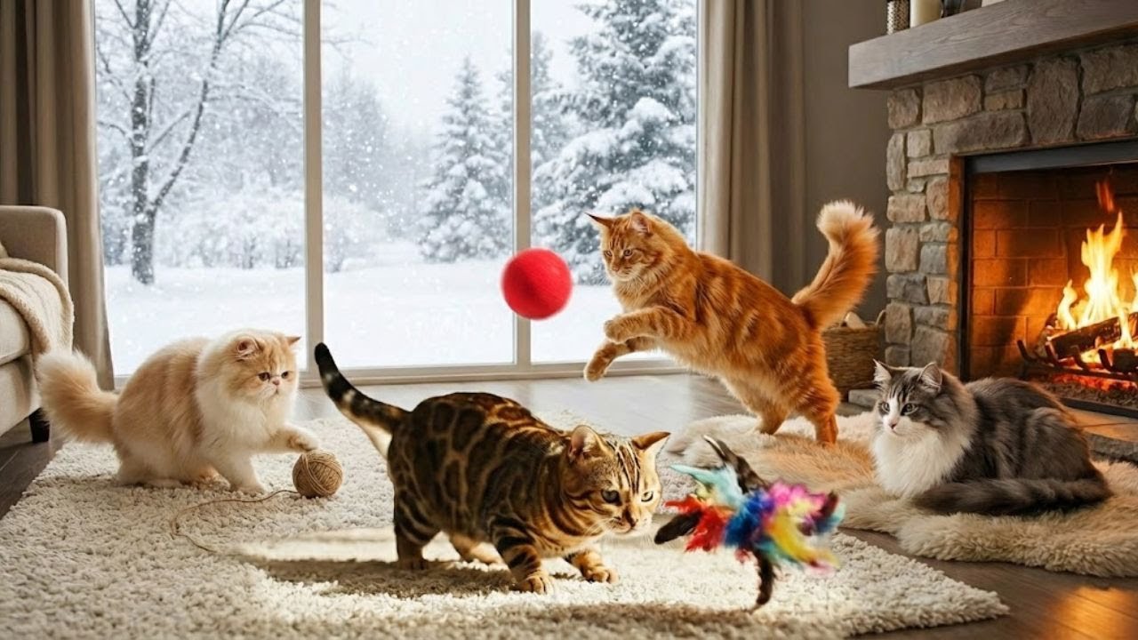 Cute Cats Playing - Compilation of the Cutest Cats of YouTube and Internet!