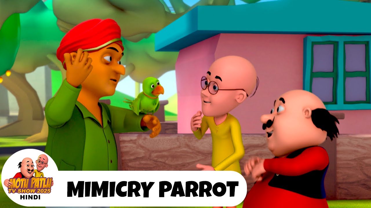 Mimicry Parrot | नकल करने वाला तोता | मोटू पतलू | Ep 245 | Motu Patlu 2025 Hindi | Funny Cartoon