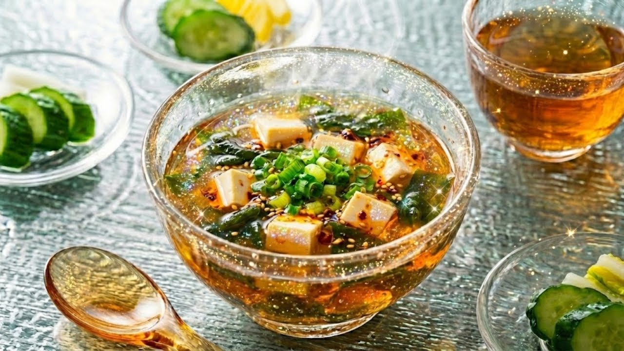 “Magical Glass Miso Soup — Entirely Made of Glass”