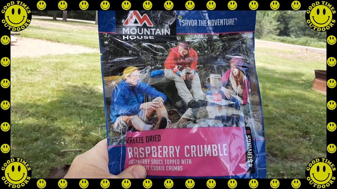 A Review of Mountain House Raspberry Crumble