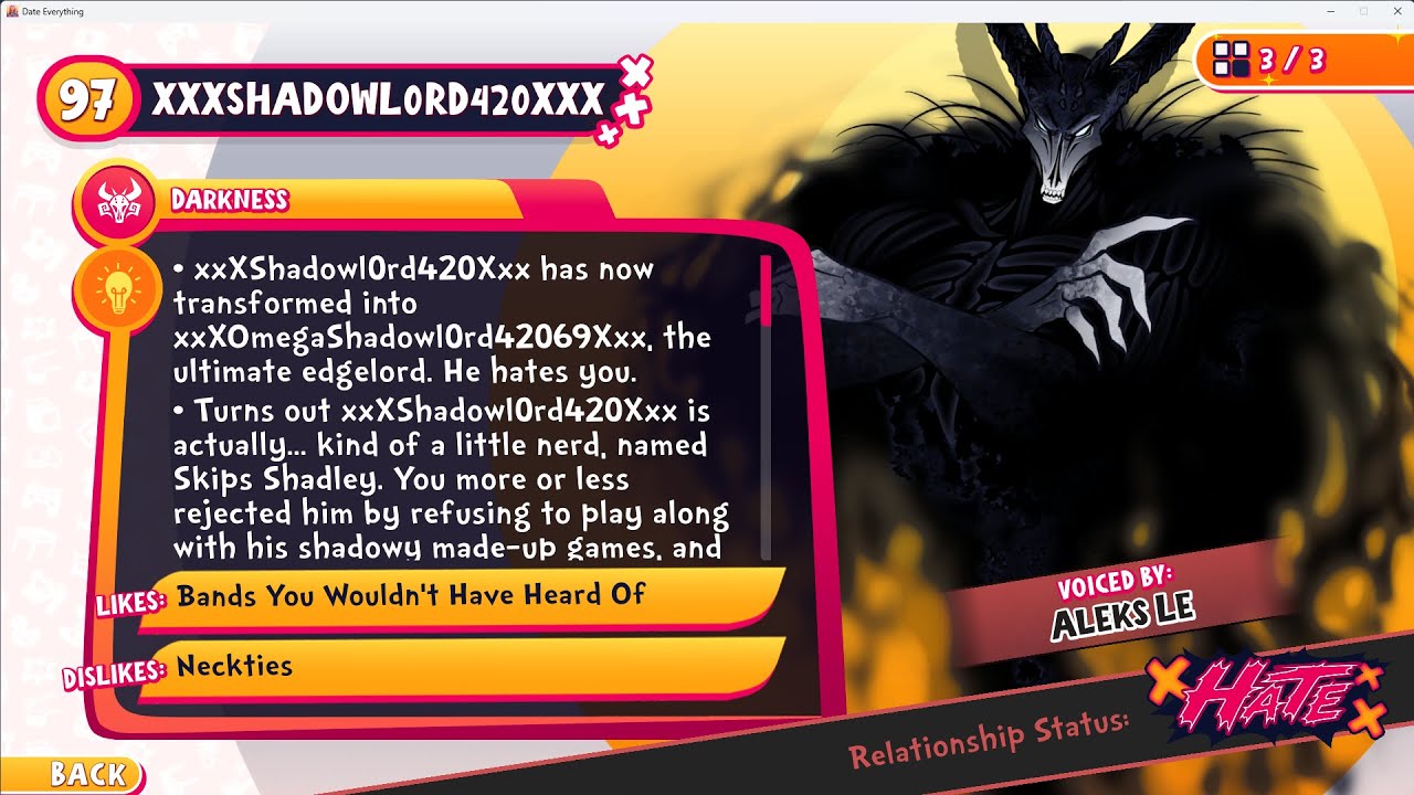 Skips Hate Ending (Full Dialogue) | Date Everything #97