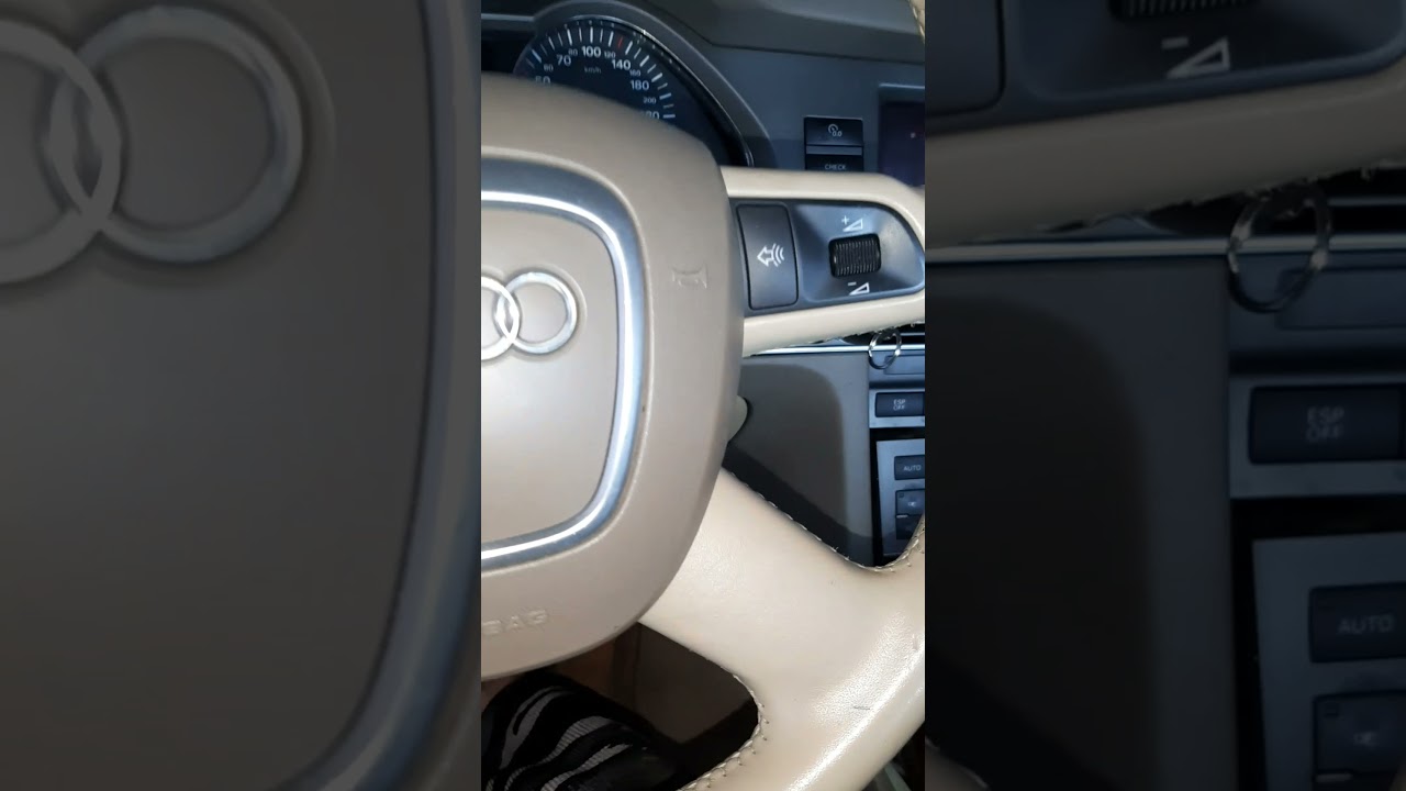 Audi A6 2007 ,parking brake switch replacement. 02443  Control head.