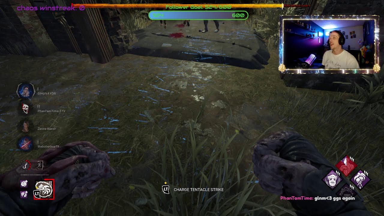 DBD CHAOS ^o^ streak attempts!!! Sweaty dude on a Sunday no less, XD Come hang with me :D