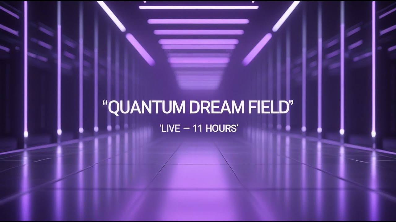 Quantum Dream Field (LIVE) &mdash; 11 Hours Futuristic Sleep Ambience