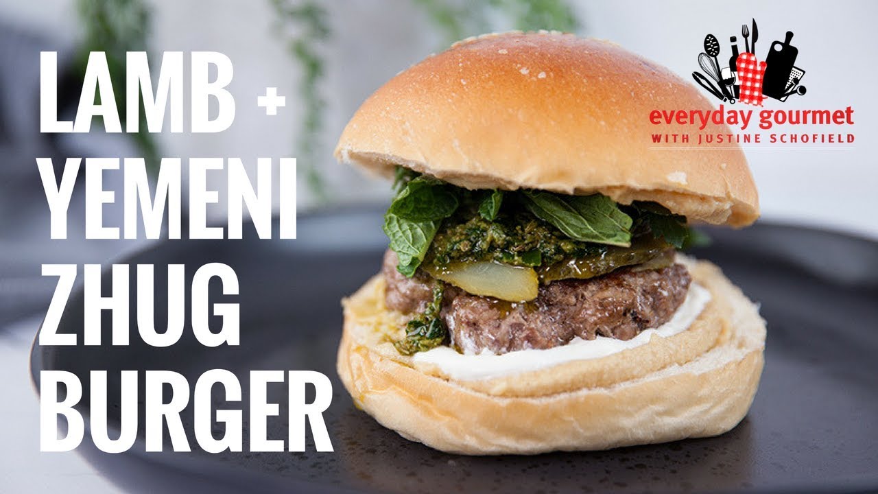Lamb and Yemeni Zhug Burger | Everyday Gourmet S8 E12