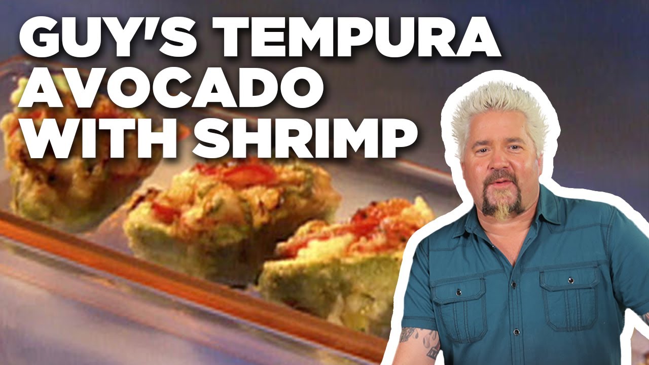 Guy Fieri's Tempura Avocado with Shrimp | Guy's Big Bite | Food Network