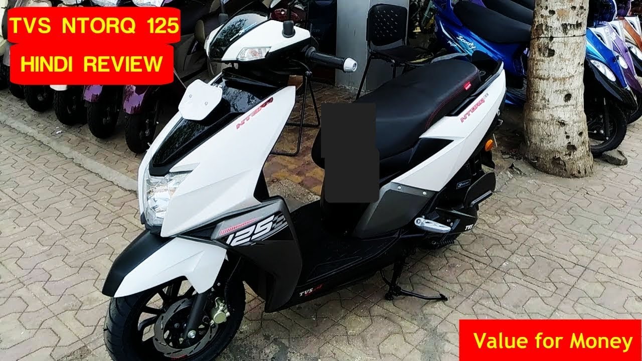 2018 TVS Ntorq 125 Matte White Walkaround review