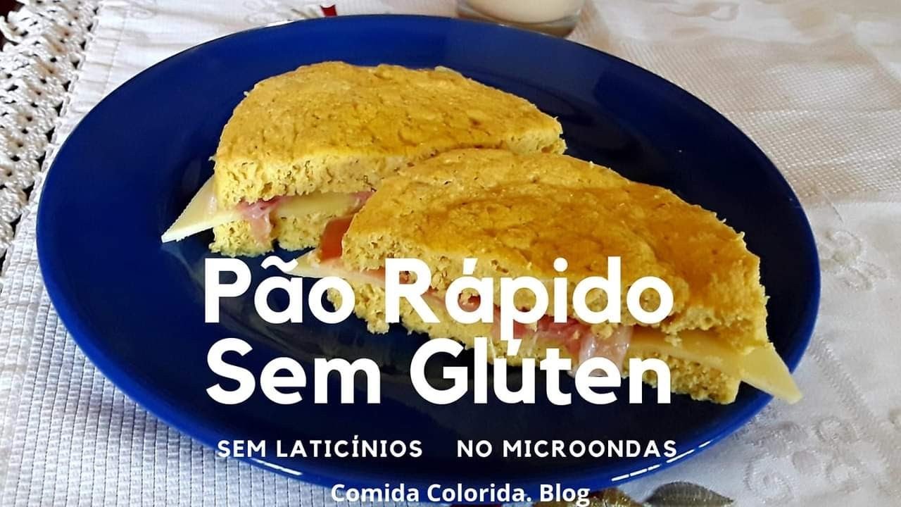 PÃO RÁPIDO |Sem GLÚTEN| |Sem LATICÍNIOS| - Pão de 5 MINUTOS