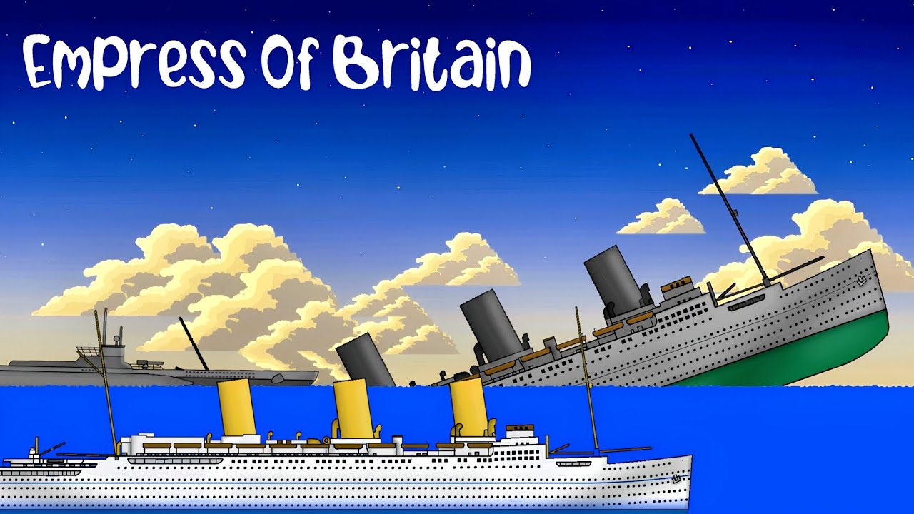Rms Empress Of Britain | The Sinking animation | Flipaclip 🚢🌊⚓️