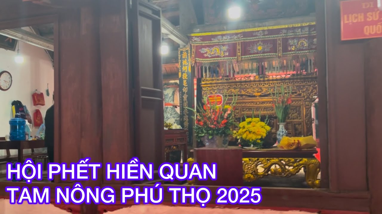 Hội phết Hiền Quan Tam Nông Phú thọ năm 2025 vui lắm mọi người ơi | Khánh tít vlogs