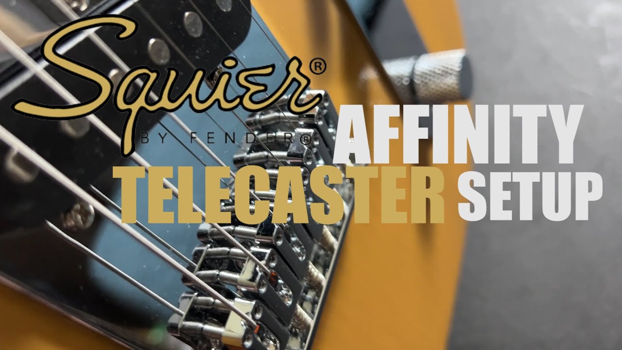 Улучшите свой телеуправляемый звук и игру! | Настройка Squier Affinity Telecaster