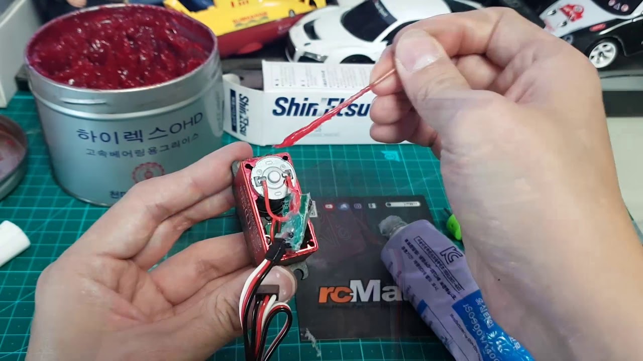 RC Car Servo, Receiver Waterproof Work(서보, 수신기 방수작업)