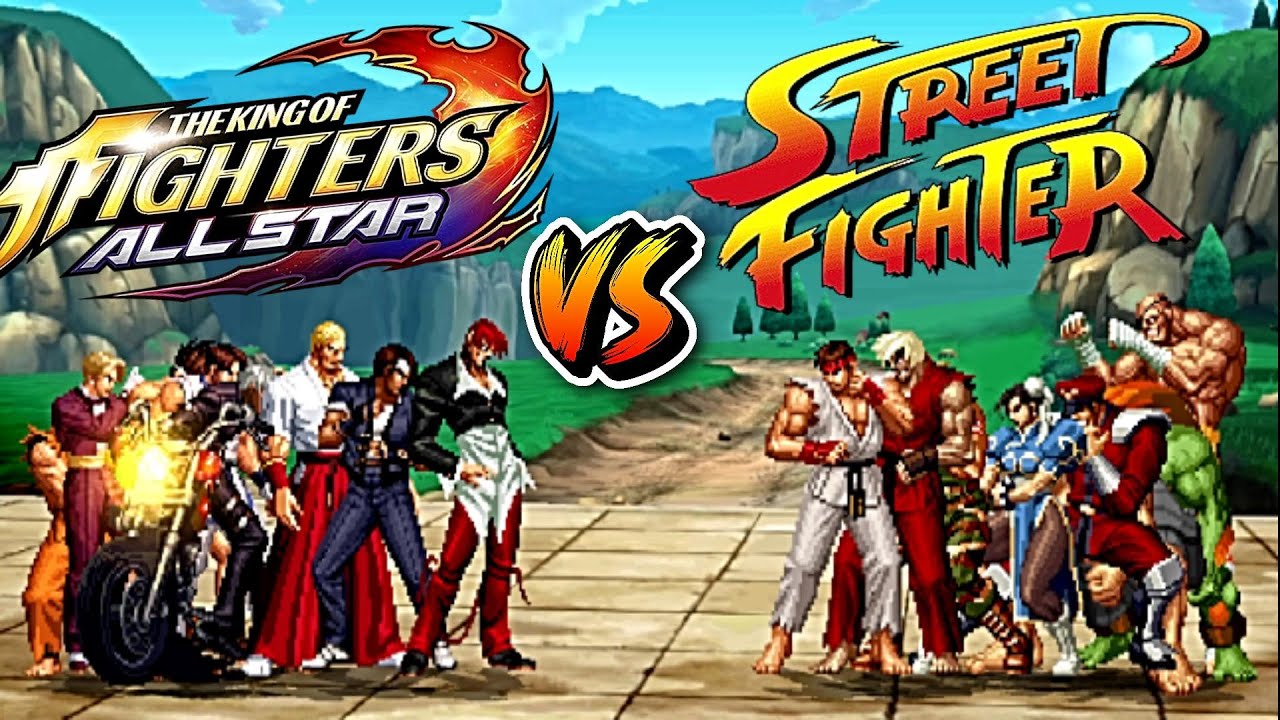 Iori Yagami Team Vs Ryu Stret Fighter | 8 Vs 8 Royal Rumble