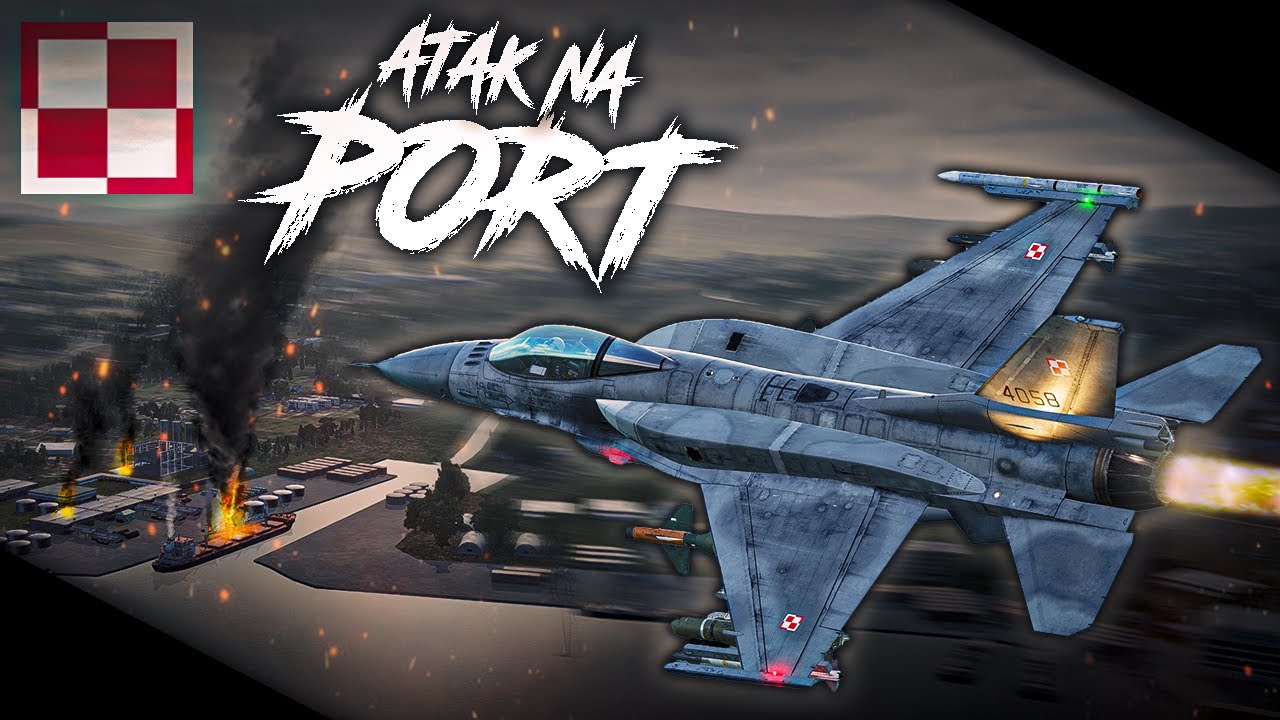 ATAK NA PORT - Polski F-16 w Symulatorze DCS World