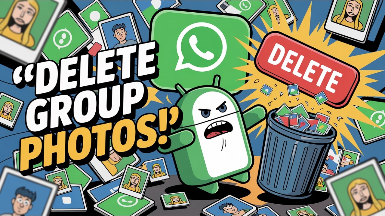 How to Delete All Photos from WhatsApp Group on Android