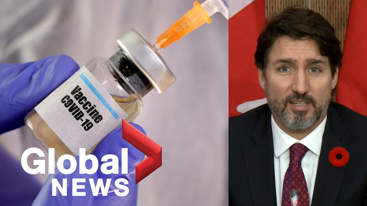 Coronavirus: Trudeau reacts to news Pfizer’s COVID-19 vaccine may be 90% effective