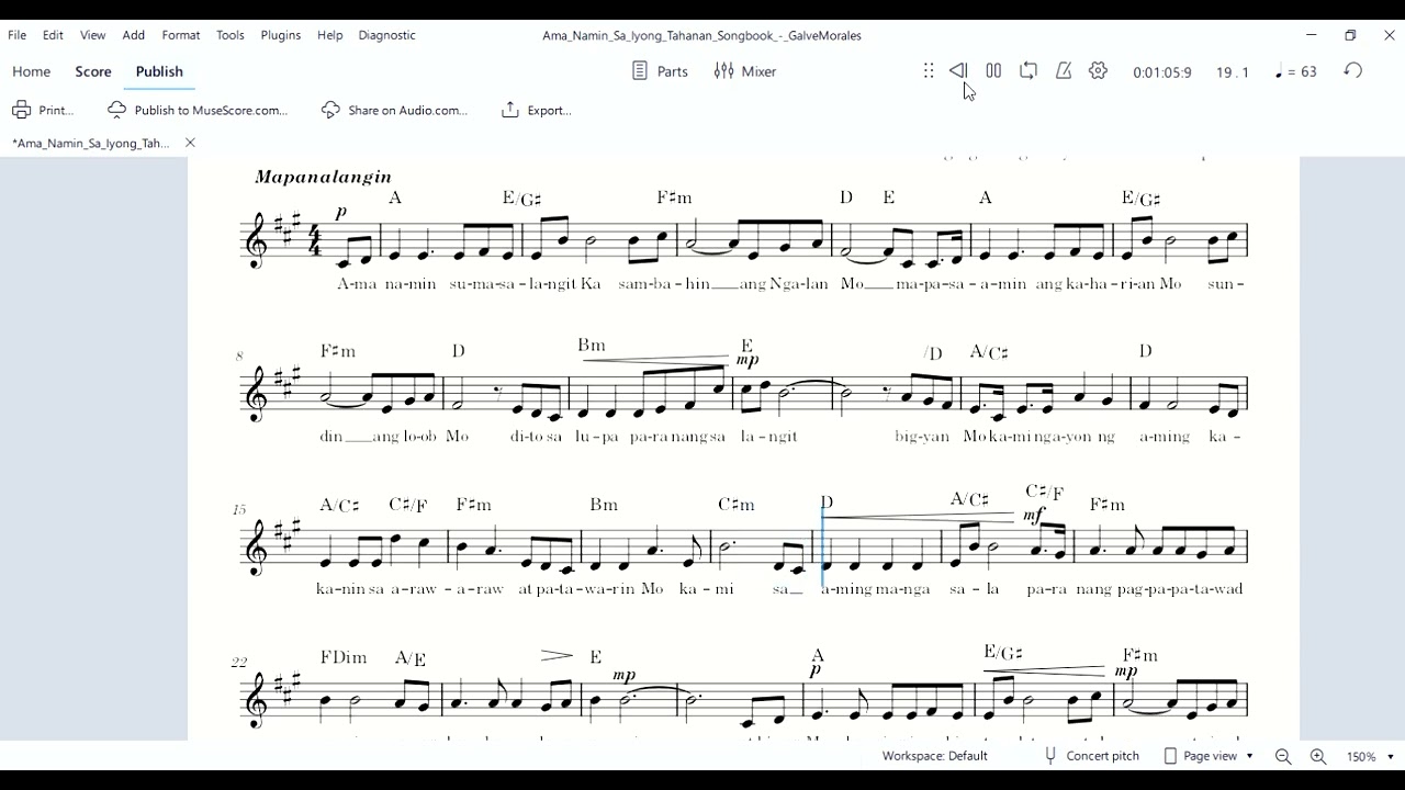 Ama Namin Sa Iyong Tahanan Soprano