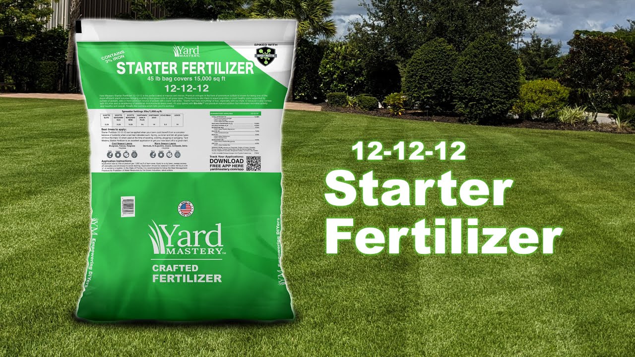 12-12-12 Starter Fertilizer from Yard Mastery
