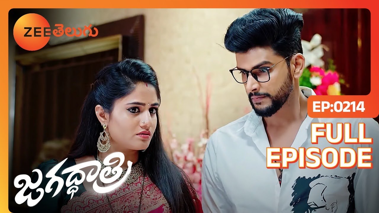 ఎవరో ఇంట్లో వాళ్లని బాదపెట్టాలని చూస్తున్నారు | Jagadhatri | Full Ep 214 | Zee Telugu | 25 Apr 2024