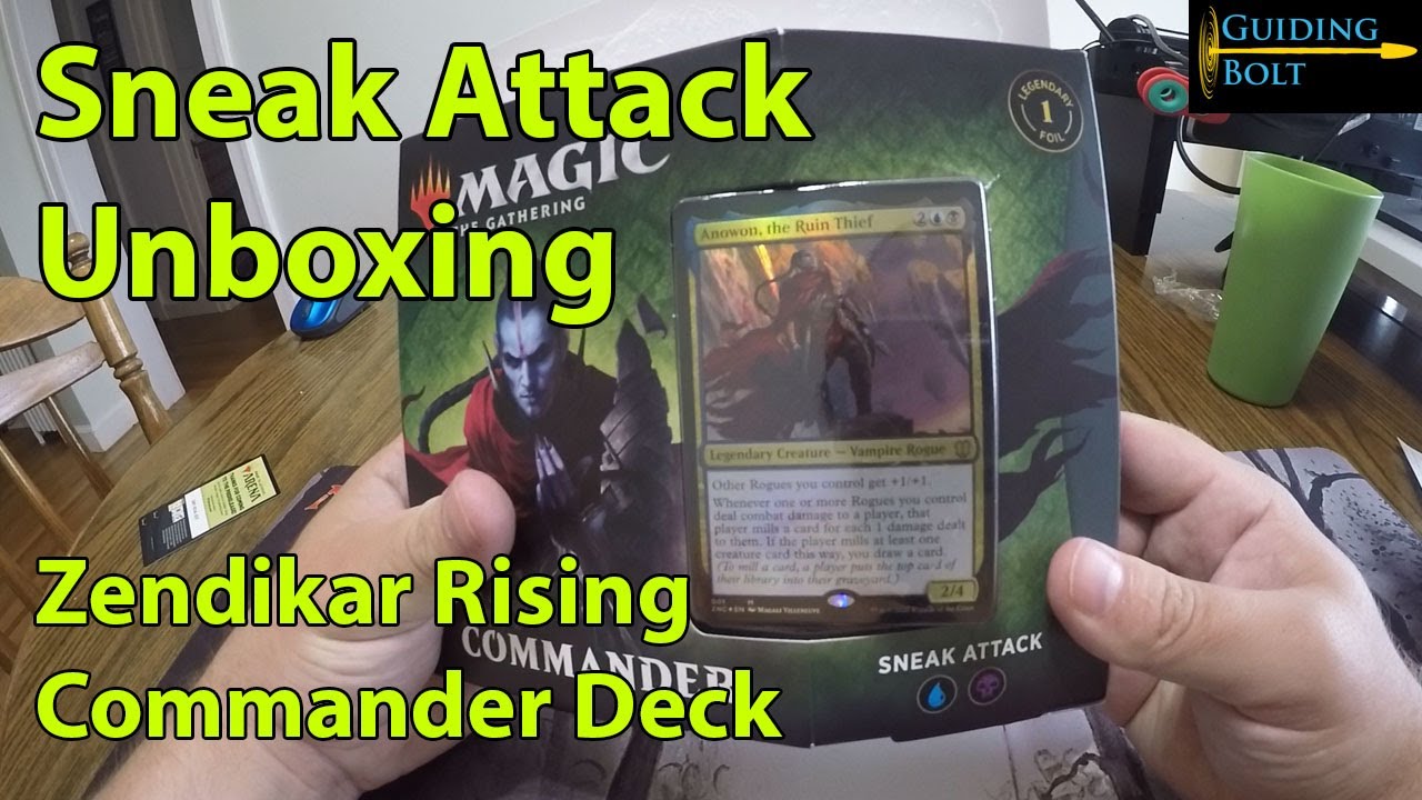 Sneak Attack - Zendikar Rising Commander Deck Unboxing