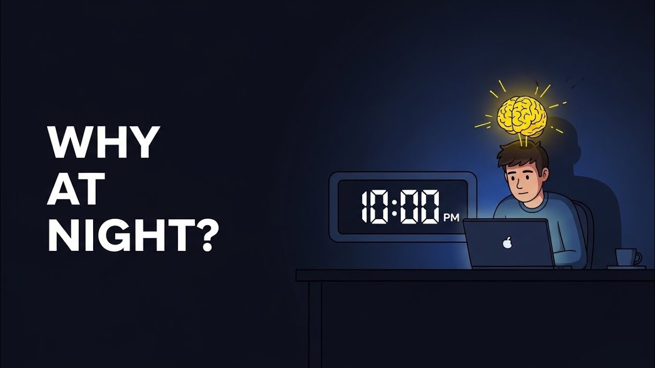 Why You Suddenly Feel Productive at Night