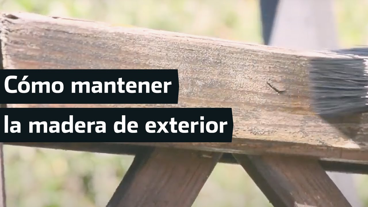 C&oacute;mo mantener la madera de exterior tan sana como bonita